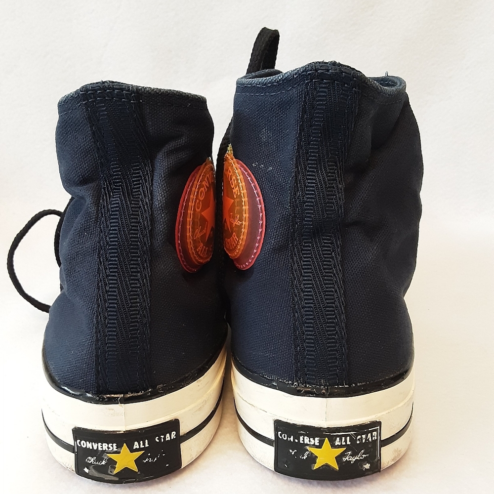 Converse Blue High-Top Sneakers with White Details - Picture 6 of 8